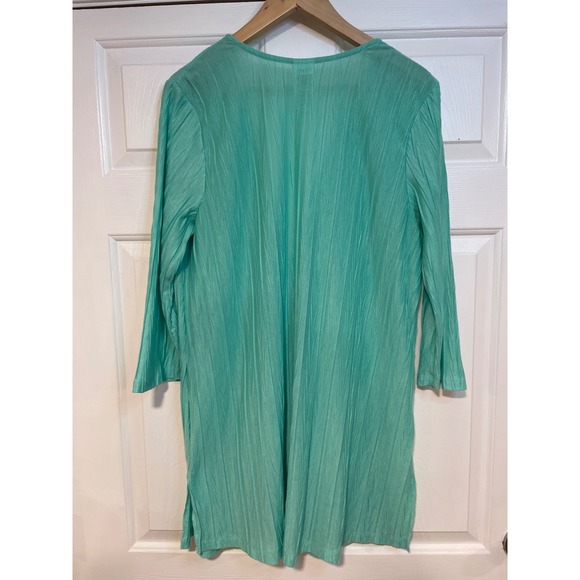 Catalina Cover-Up Tunic Crochet Trim Swim Beach Pool Resort XL 16-18 Vacation - Picture 3 of 6